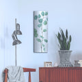'Mixed Greens LIX' by Lisa Audit – Metal Wall Art, 12x36 room view