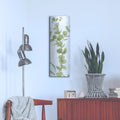 'Mixed Greens LX' by Lisa Audit – Metal Wall Art, 12x36 room view