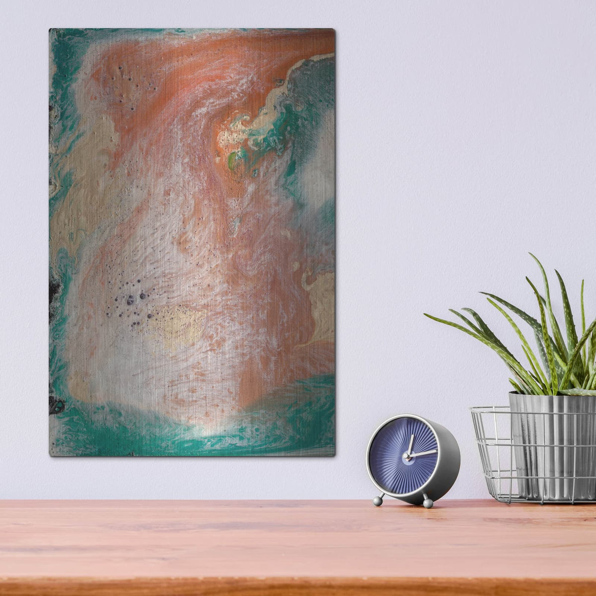'Coralline 1' by Alicia Ludwig – Metal Wall Art, 12x16 room view