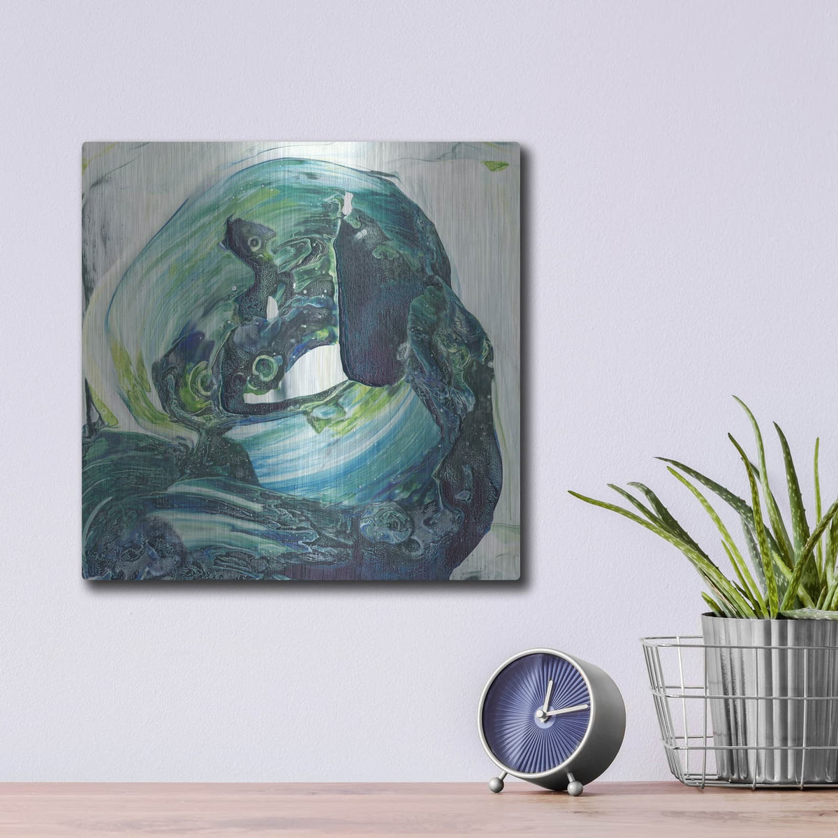 'Dream State 1' by Alicia Ludwig – Metal Wall Art, 12x12 room view