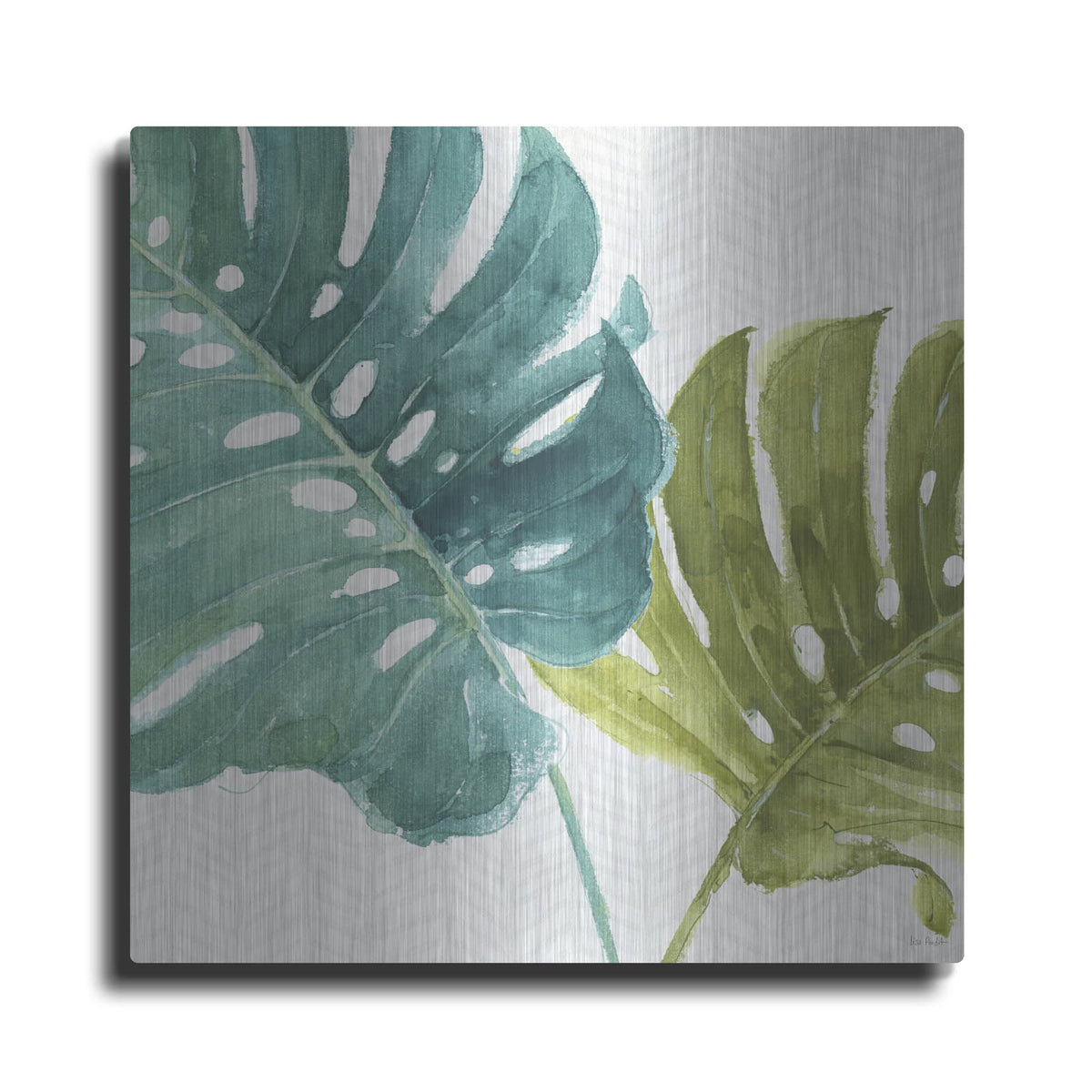 'Mixed Greens LXXV' by Lisa Audit – Metal Wall Art