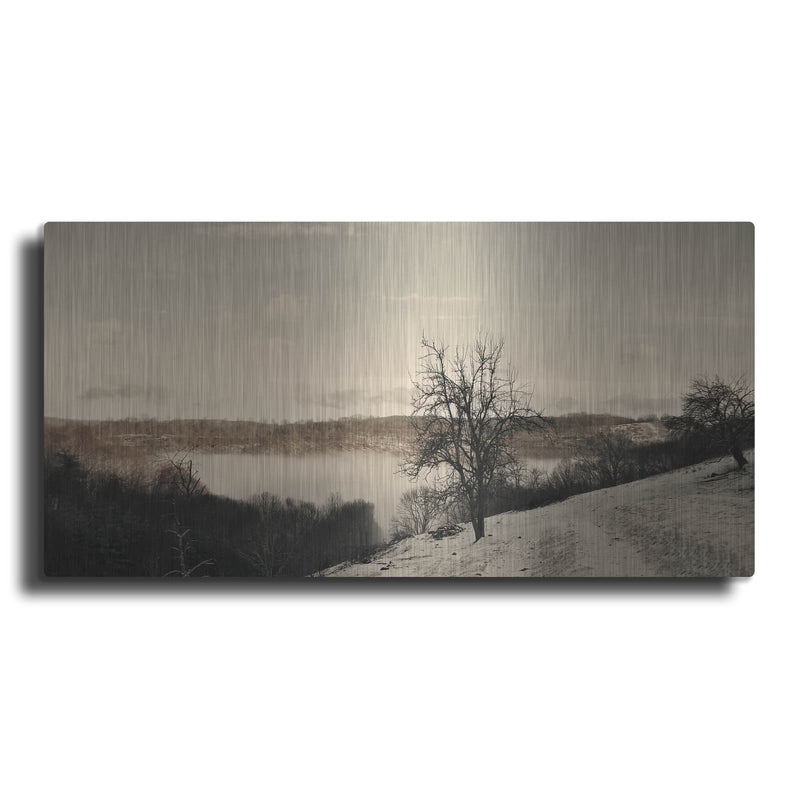 'Foggy Mountain 1' by Alicia Ludwig – Metal Wall Art