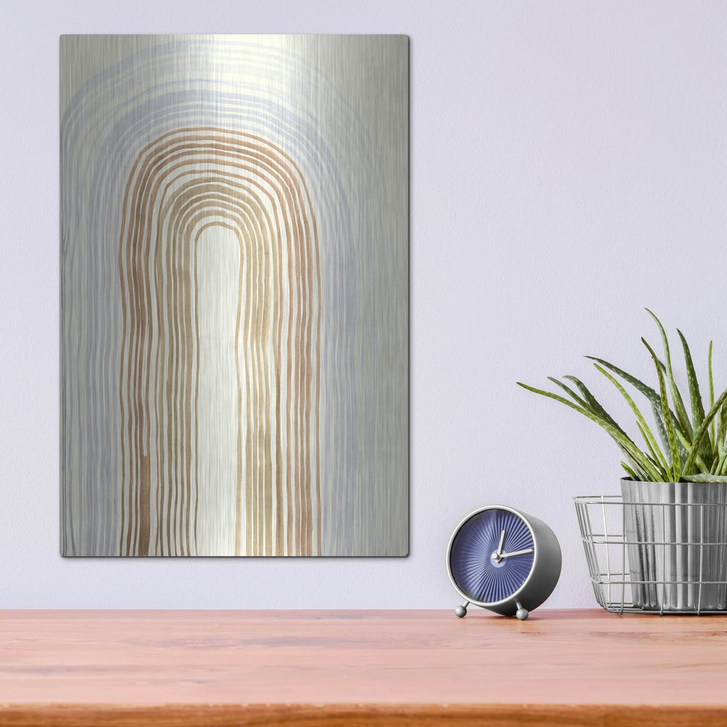 'Imperfect Lines 4' by Alicia Ludwig – Metal Wall Art, 12x16 room view
