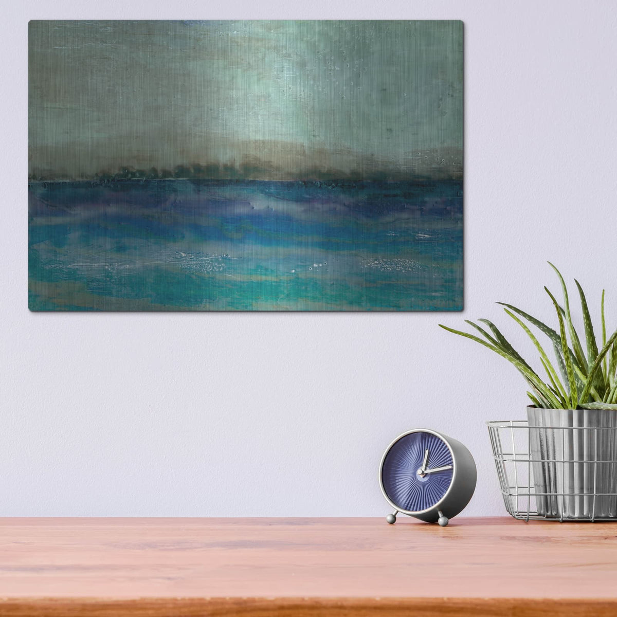 'Inlet View 2' by Alicia Ludwig – Metal Wall Art, 16x12 room view