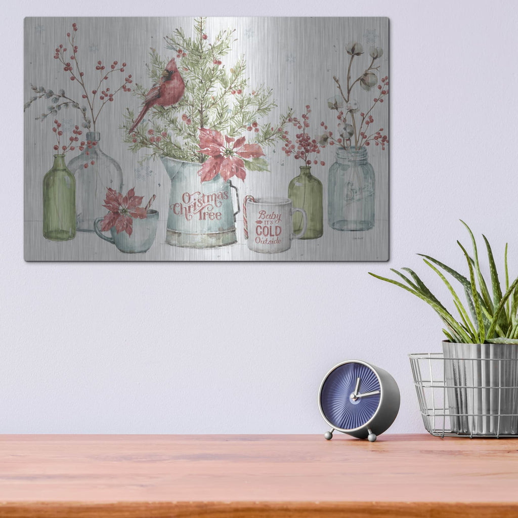 'A Christmas Weekend I' by Lisa Audit – Metal Wall Art, 16x12 room view