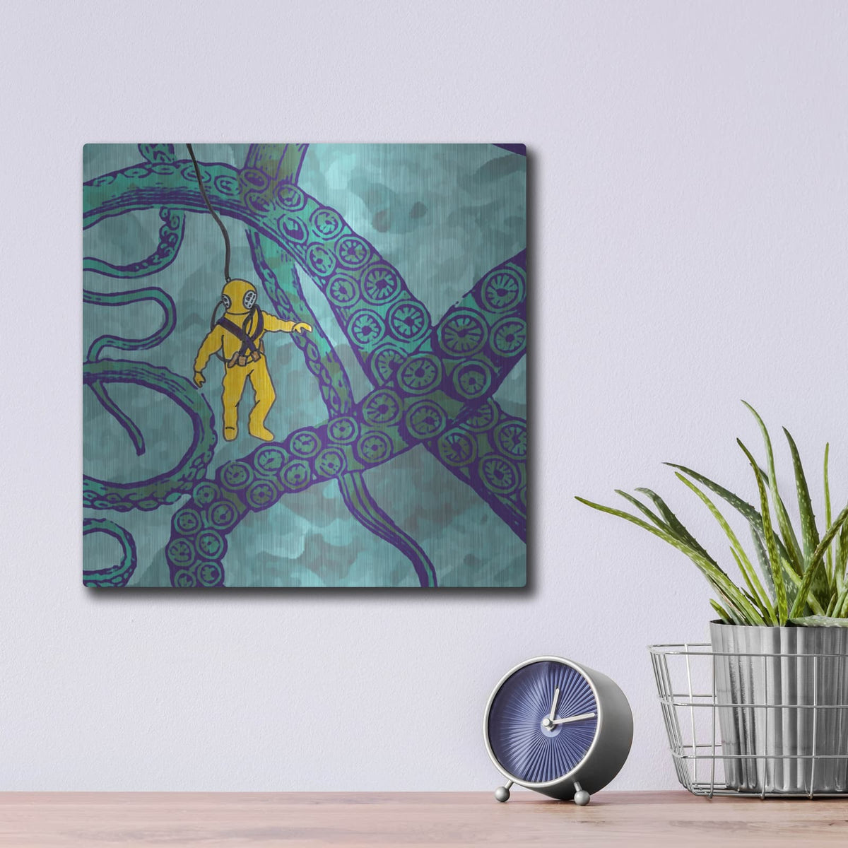 'Misadventure 2' by Alicia Ludwig – Metal Wall Art, 12x12 room view