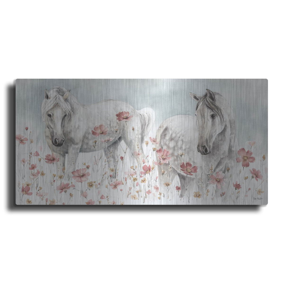 'Wild Horses III' by Lisa Audit – Metal Wall Art