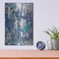 'Lapis Waterfall 1' by Alicia Ludwig – Metal Wall Art, 12x16 room view