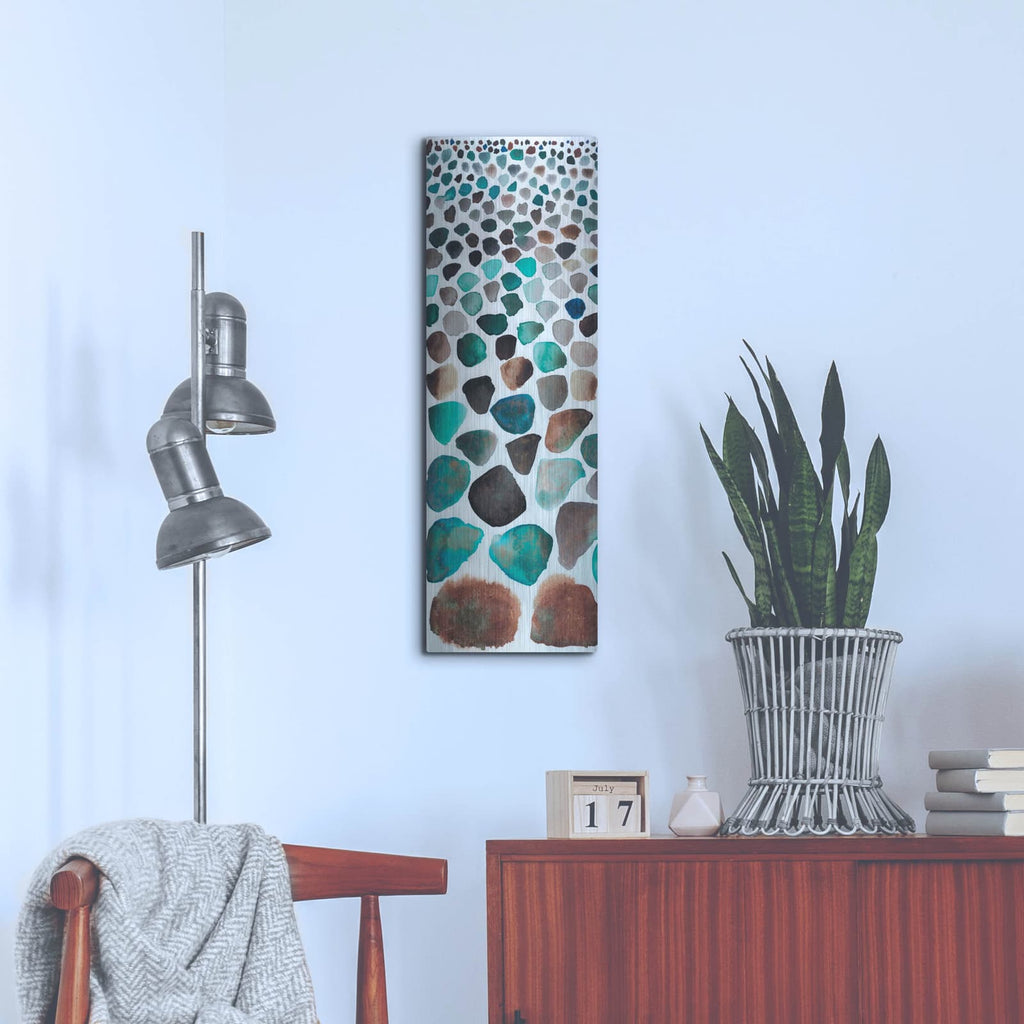 'Stone Path 1' by Alicia Ludwig – Metal Wall Art, 12x36 room view