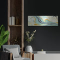 'Placid 2' by Alicia Ludwig – Metal Wall Art, 36x12 room view