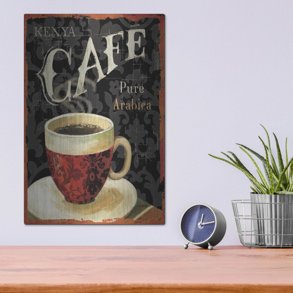 'Today's Coffee I' by Lisa Audit – Metal Wall Art, 12x16 room view