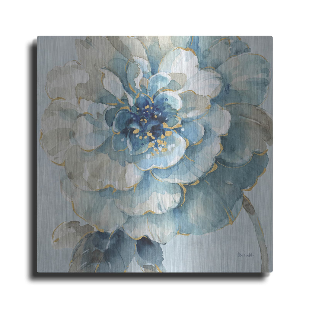 'Indigold VII Light Blue' by Lisa Audit – Metal Wall Art
