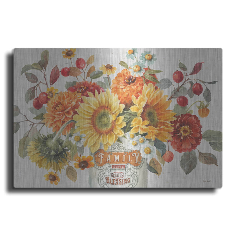 'Autumn In Bloom I' by Lisa Audit – Metal Wall Art