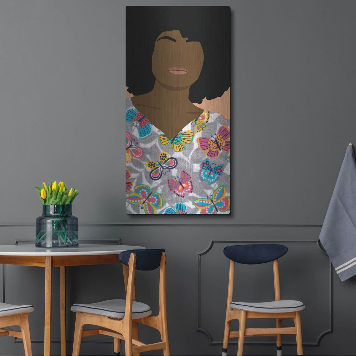 'Care Giver 1' by Alonzo Saunders – Metal Wall Art, 24x48 room view