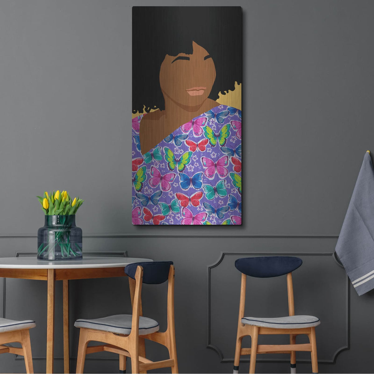 'Care Giver 2' by Alonzo Saunders – Metal Wall Art, 24x48 room view