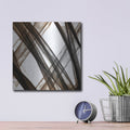 'Cross Ways 3' by Alonzo Saunders – Metal Wall Art, 12x12 room view