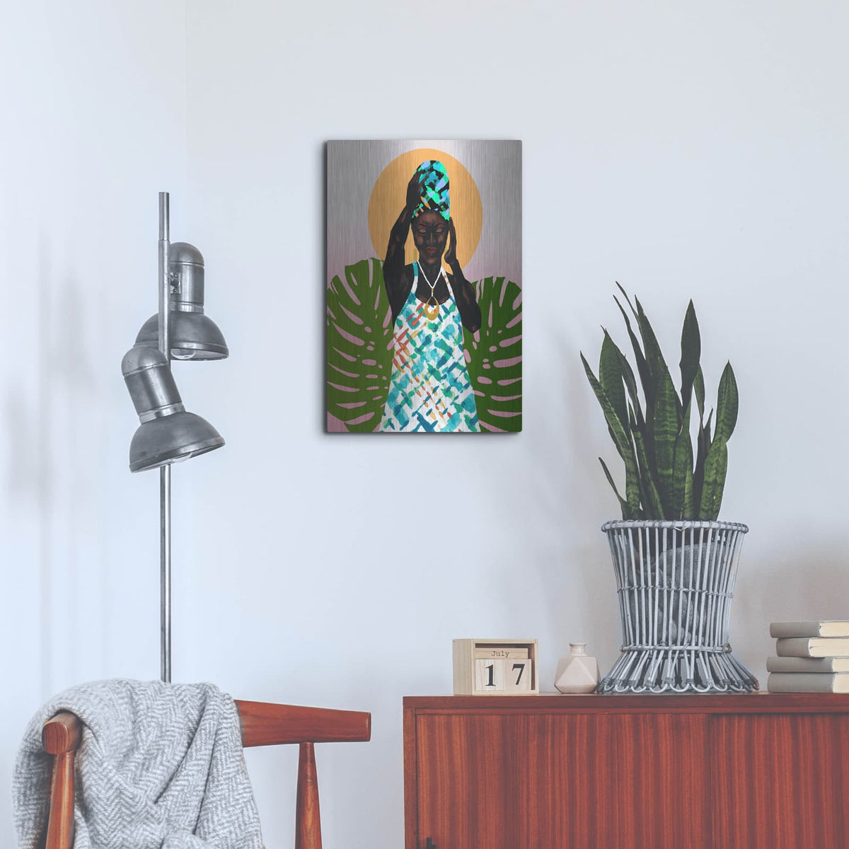 'Her Faith' by Alonzo Saunders – Metal Wall Art, 16x24 room view