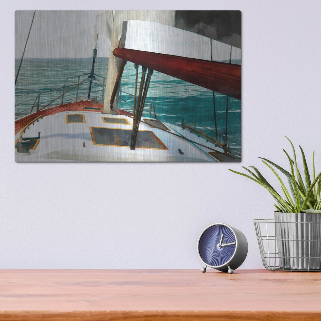 'Sailing The Seas 2' by Alonzo Saunders – Metal Wall Art, 16x12 room view
