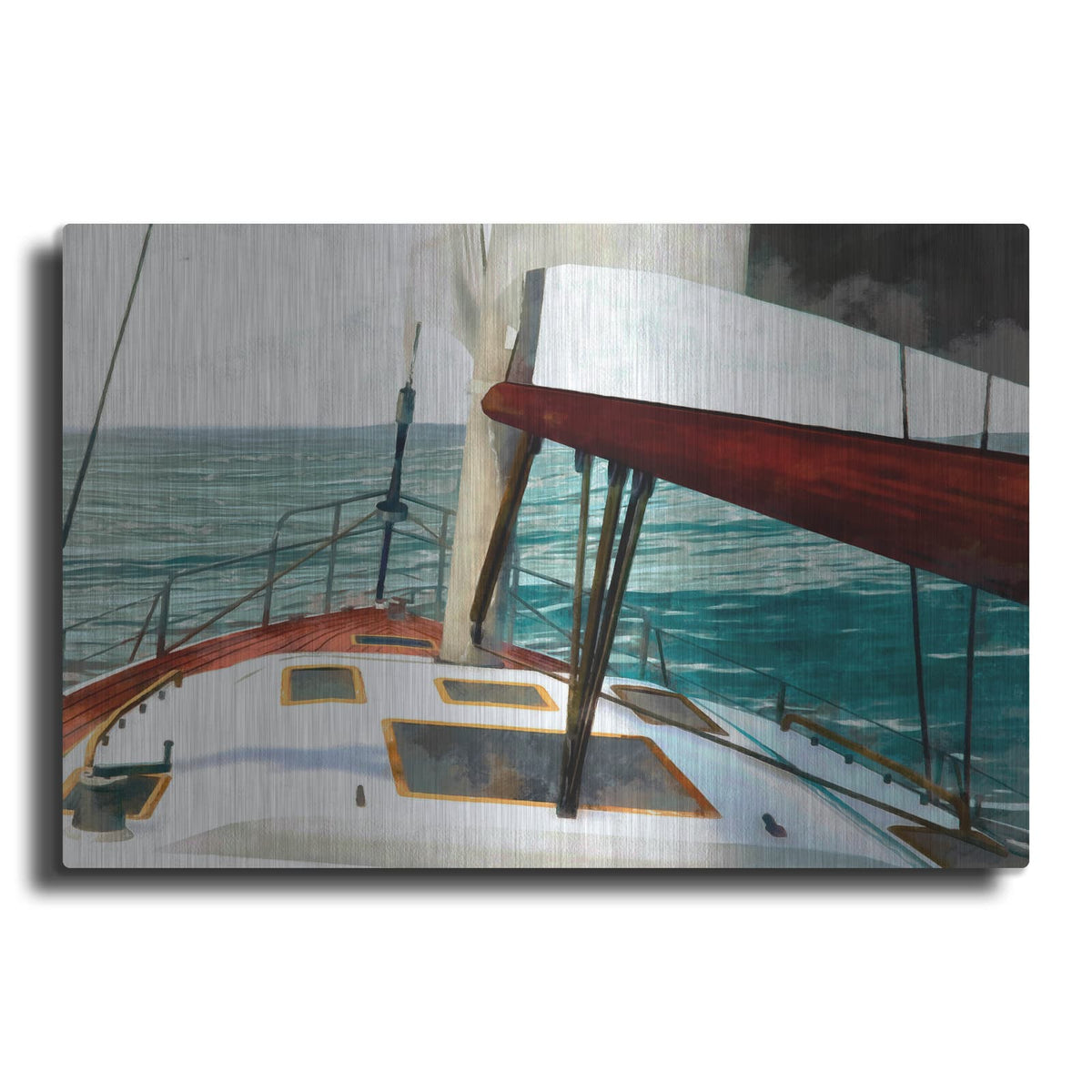 'Sailing The Seas 2' by Alonzo Saunders – Metal Wall Art