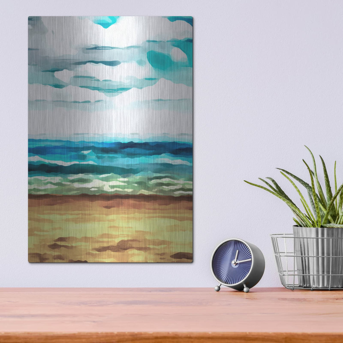 'Summer Love 1' by Alonzo Saunders – Metal Wall Art, 12x16 room view