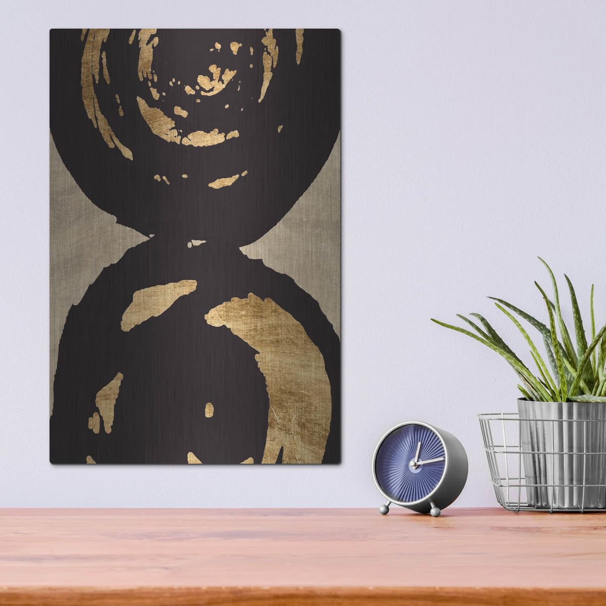 'Swirl On Swirl 1' by Alonzo Saunders – Metal Wall Art, 12x16 room view