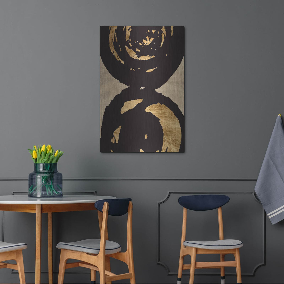 'Swirl On Swirl 1' by Alonzo Saunders – Metal Wall Art, 24x36 room view