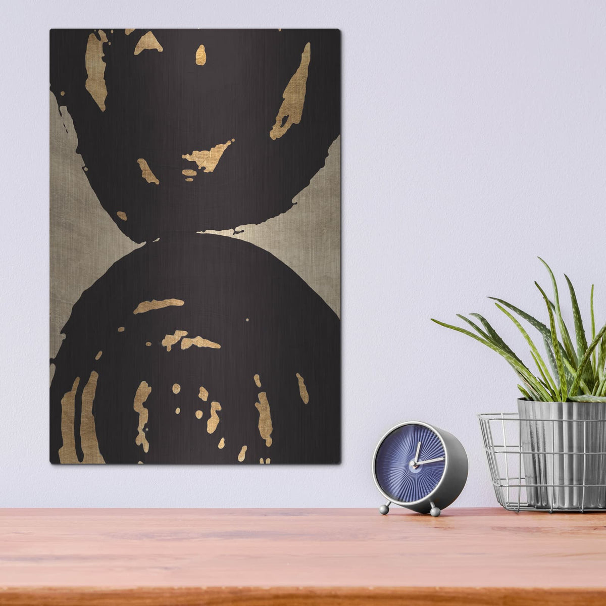 'Swirl On Swirl 2' by Alonzo Saunders – Metal Wall Art, 12x16 room view