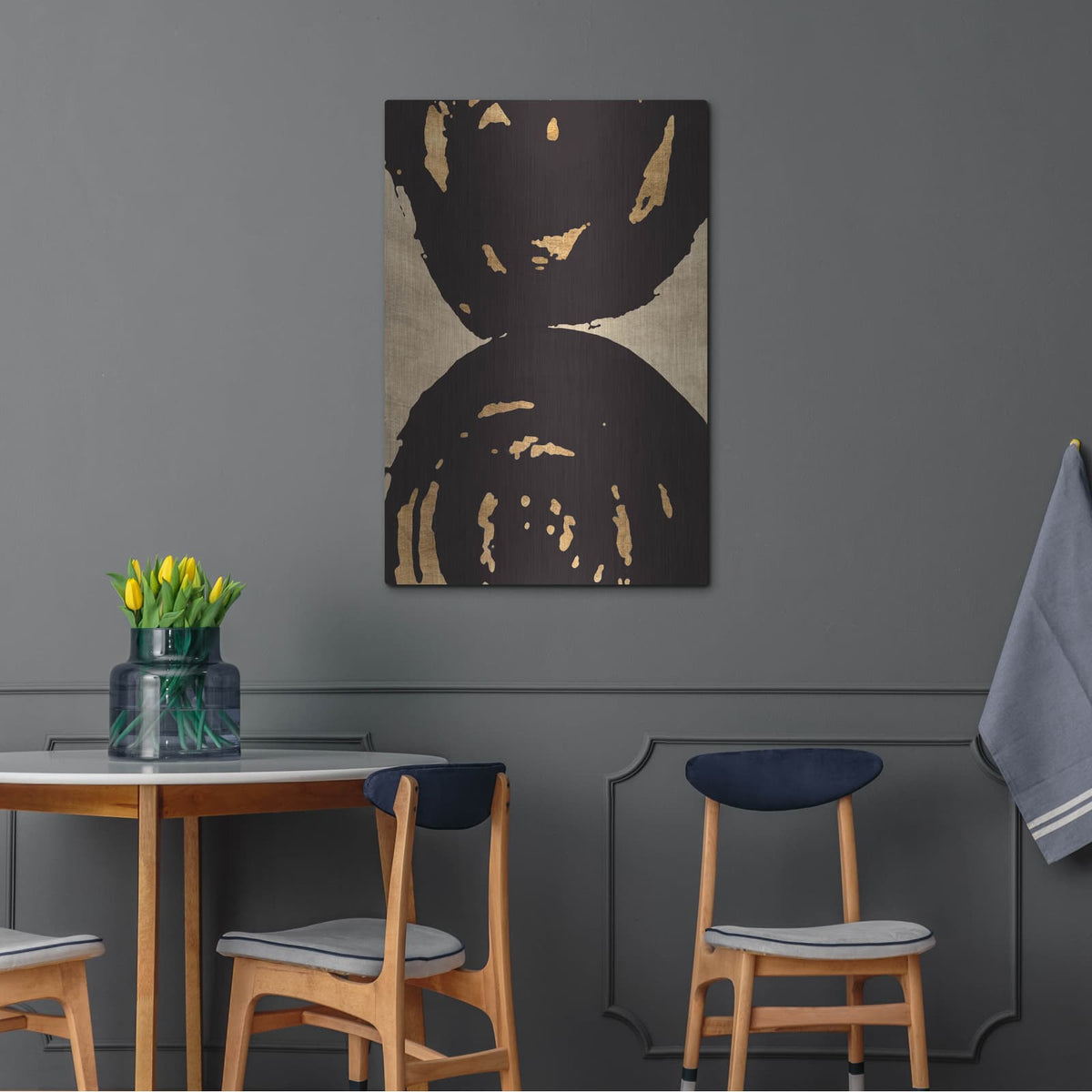 'Swirl On Swirl 2' by Alonzo Saunders – Metal Wall Art, 24x36 room view