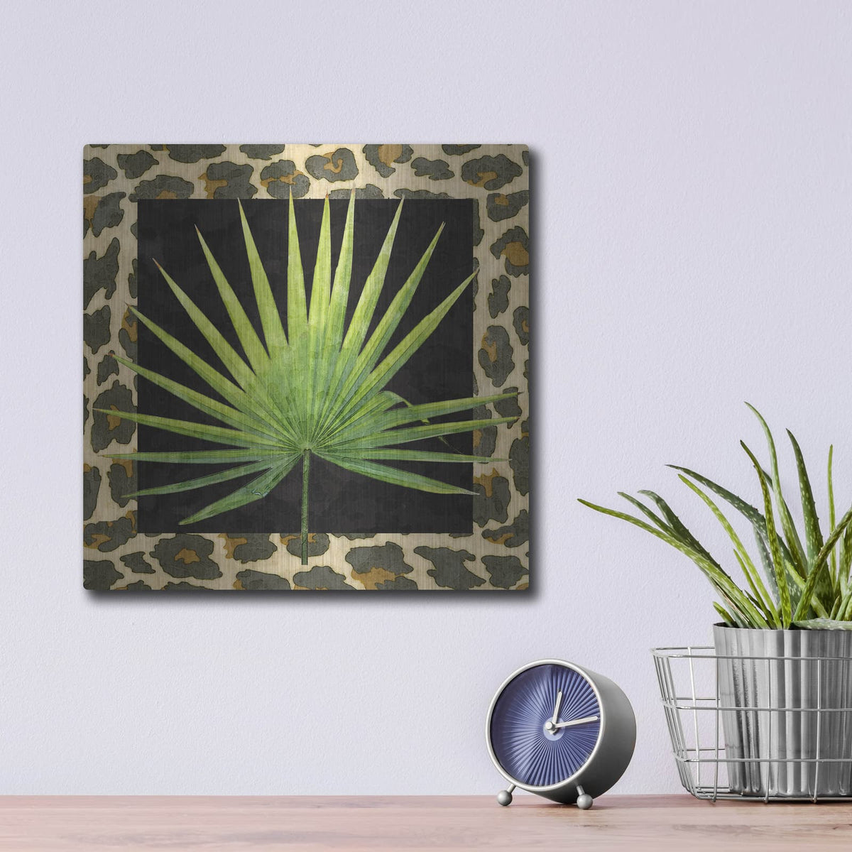 'Tropic Collection 1' by Alonzo Saunders – Metal Wall Art, 12x12 room view