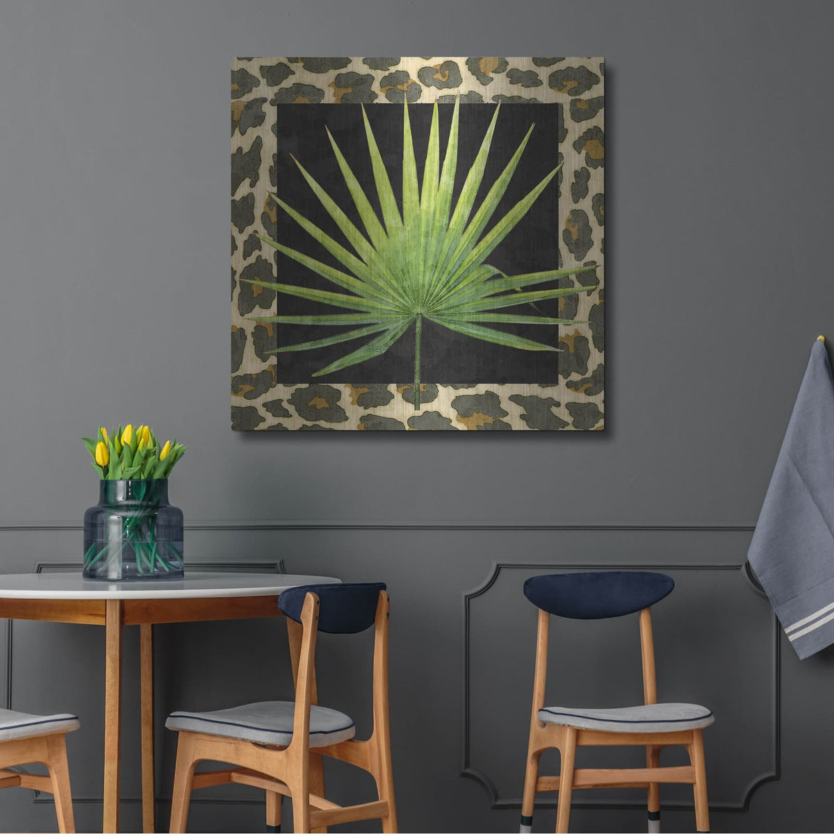 'Tropic Collection 1' by Alonzo Saunders – Metal Wall Art, 36x36 room view