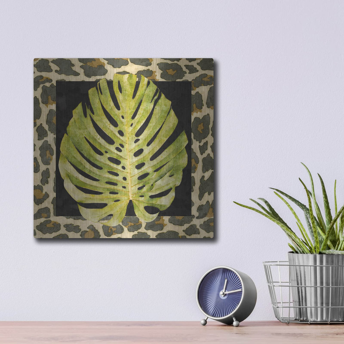 'Tropic Collection 2' by Alonzo Saunders – Metal Wall Art, 12x12 room view