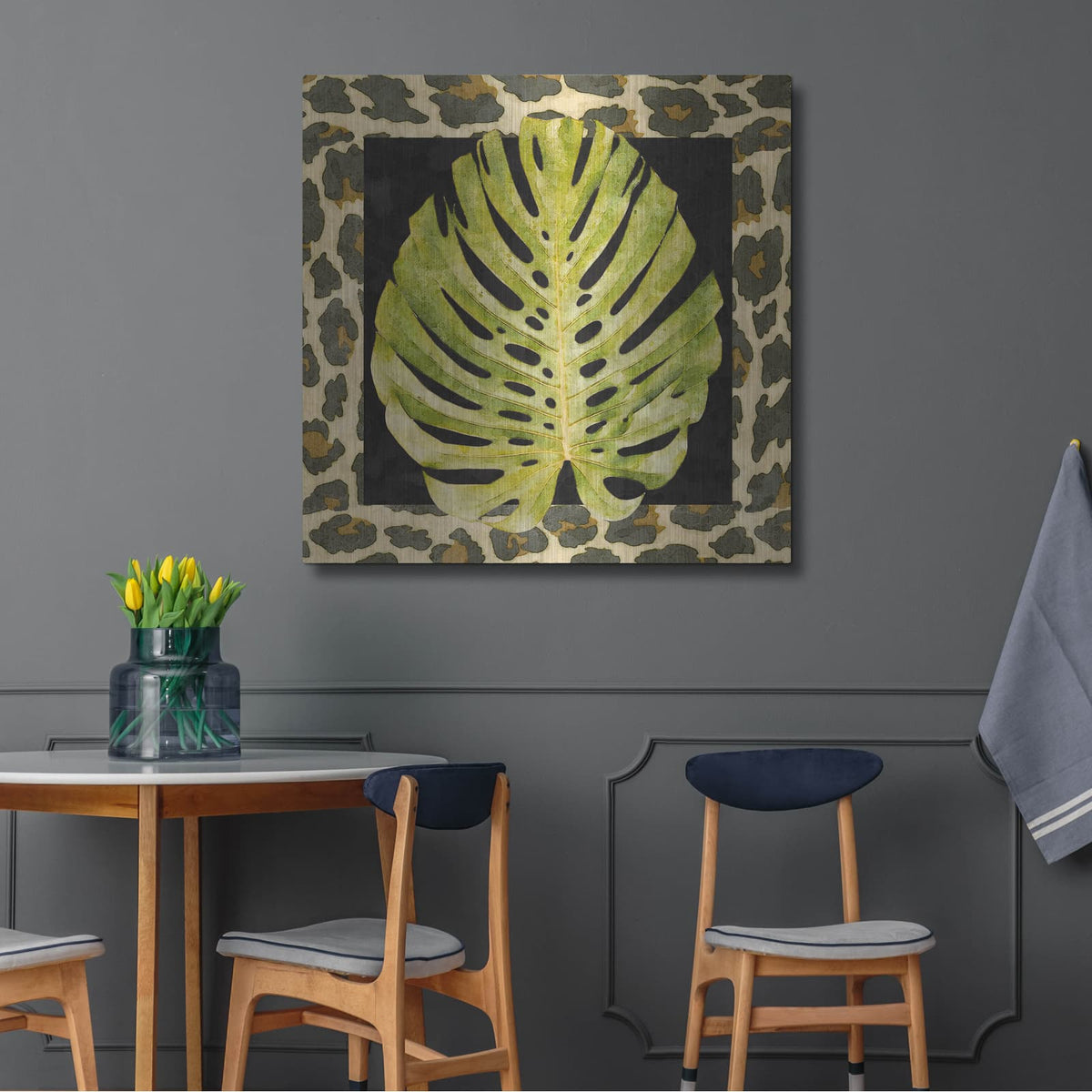 'Tropic Collection 2' by Alonzo Saunders – Metal Wall Art, 36x36 room view