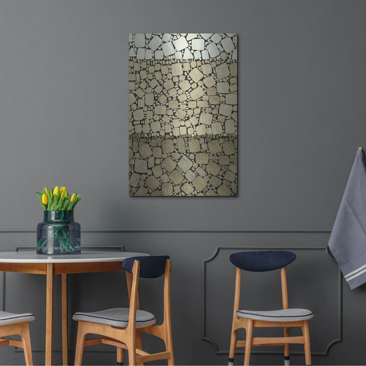 'Bedrock 1' by Alonzo Saunders – Metal Wall Art, 24x36 room view