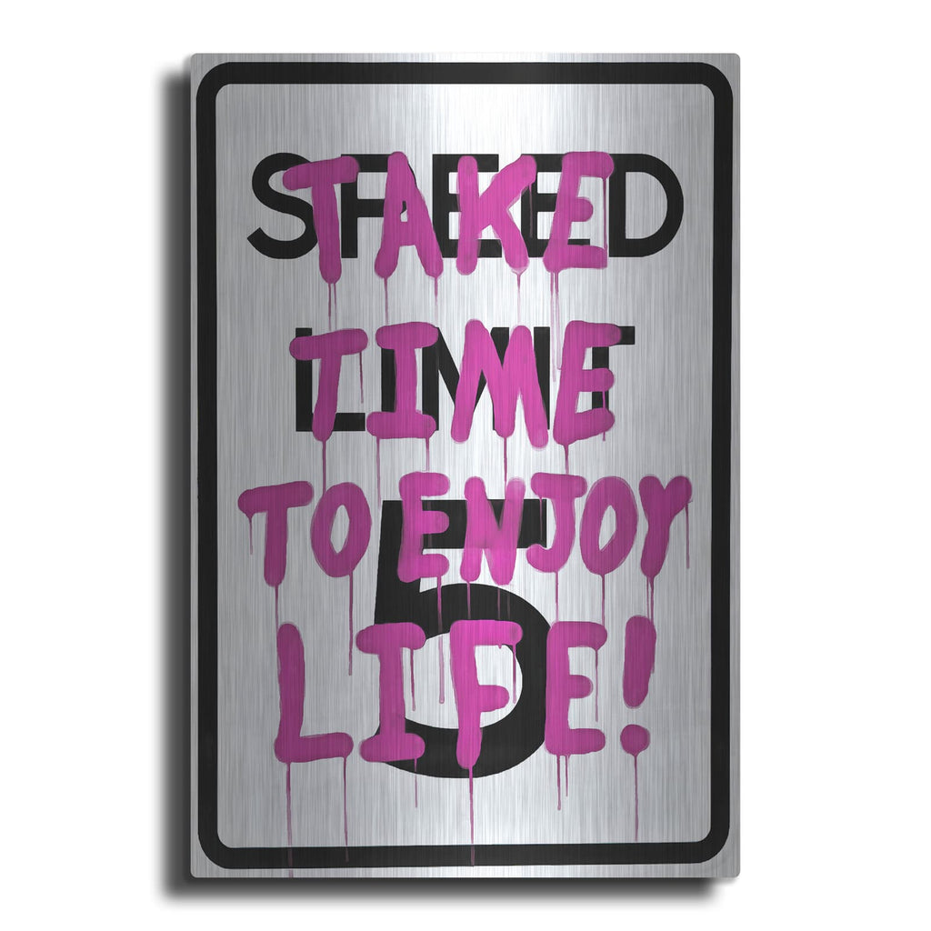 'Graffiti Sign 4' by Alonzo Saunders – Metal Wall Art