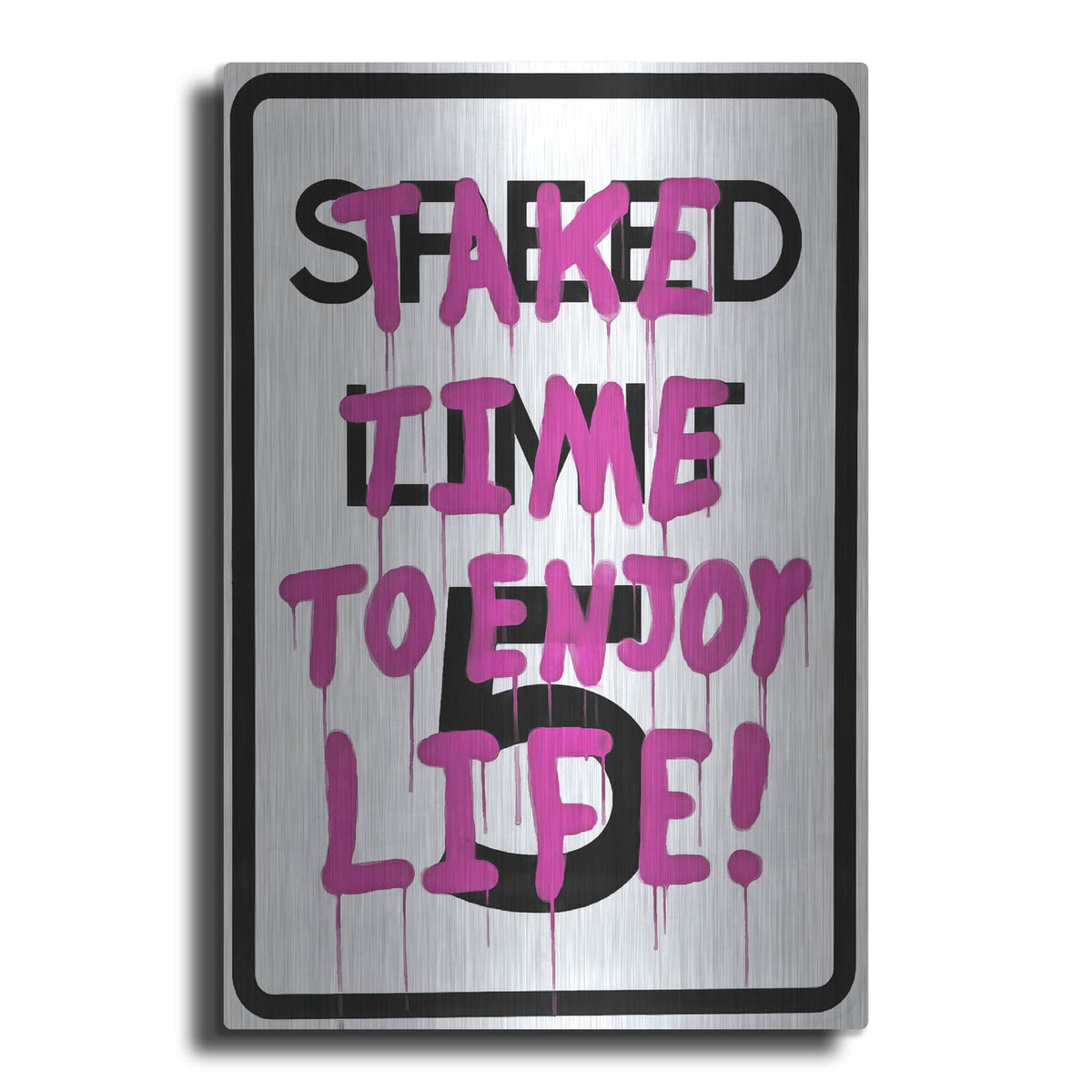 'Graffiti Sign 4' by Alonzo Saunders – Metal Wall Art