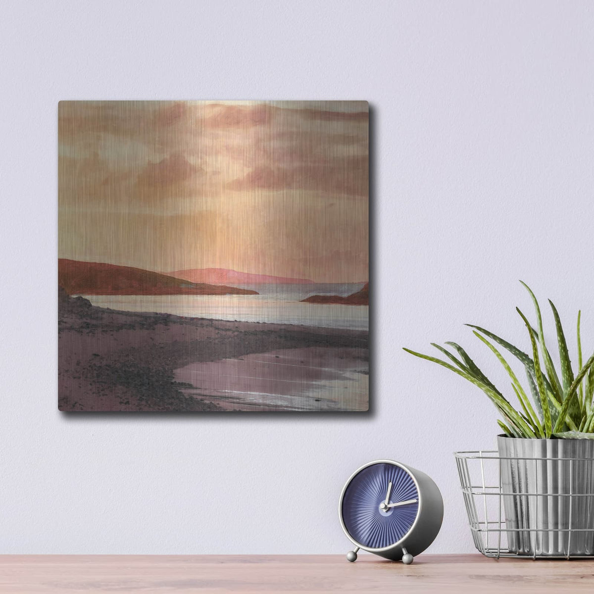 'A New Morning 2' by Alonzo Saunders – Metal Wall Art, 12x12 room view