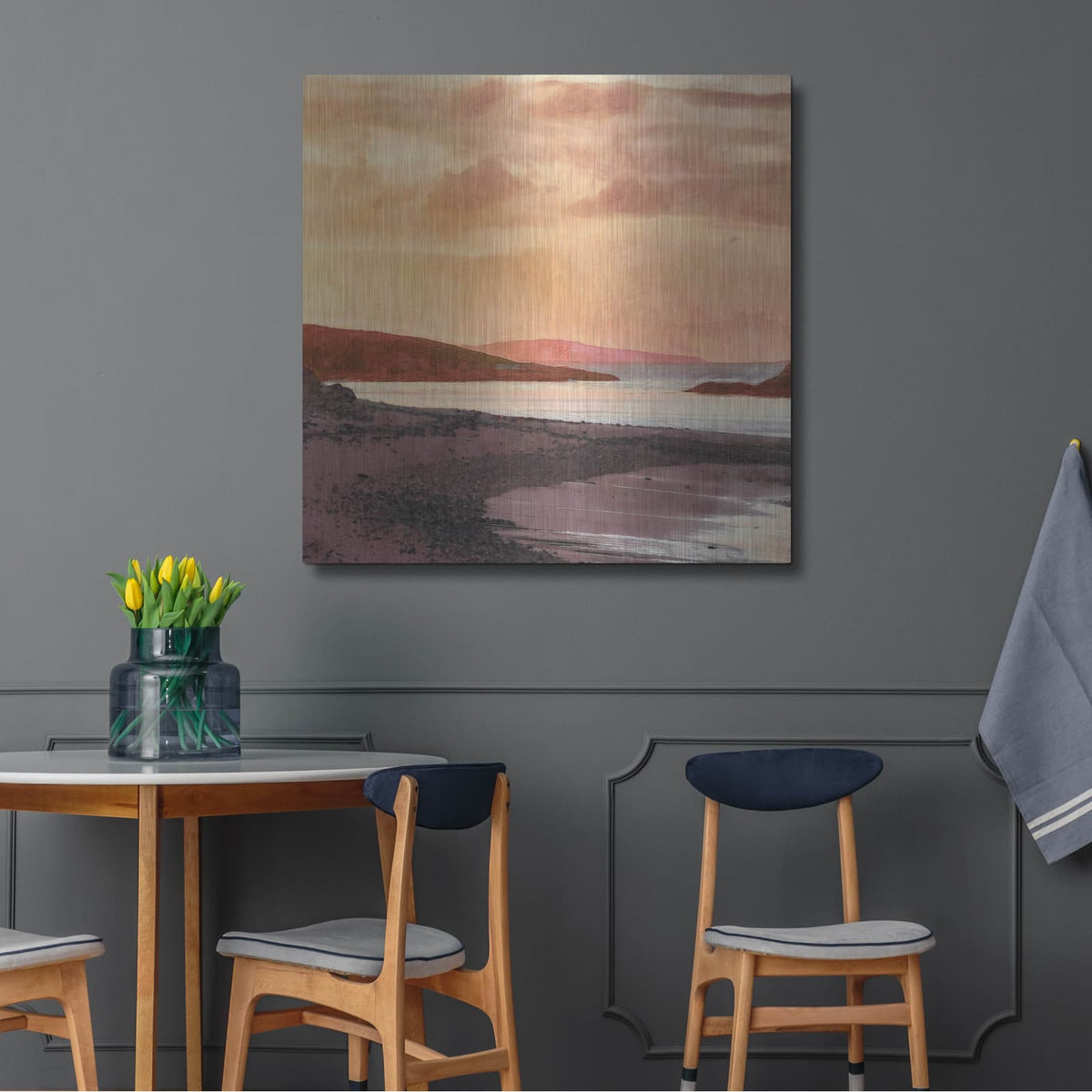 'A New Morning 2' by Alonzo Saunders – Metal Wall Art, 36x36 room view