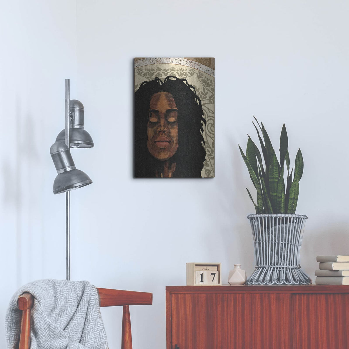 'Expressions 1' by Alonzo Saunders – Metal Wall Art, 16x24 room view
