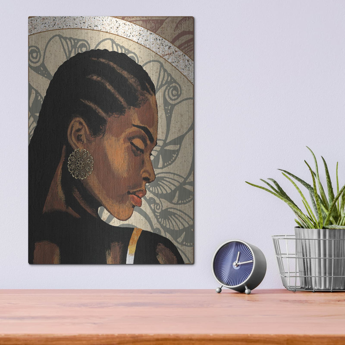 'Expressions 2' by Alonzo Saunders – Metal Wall Art, 12x16 room view