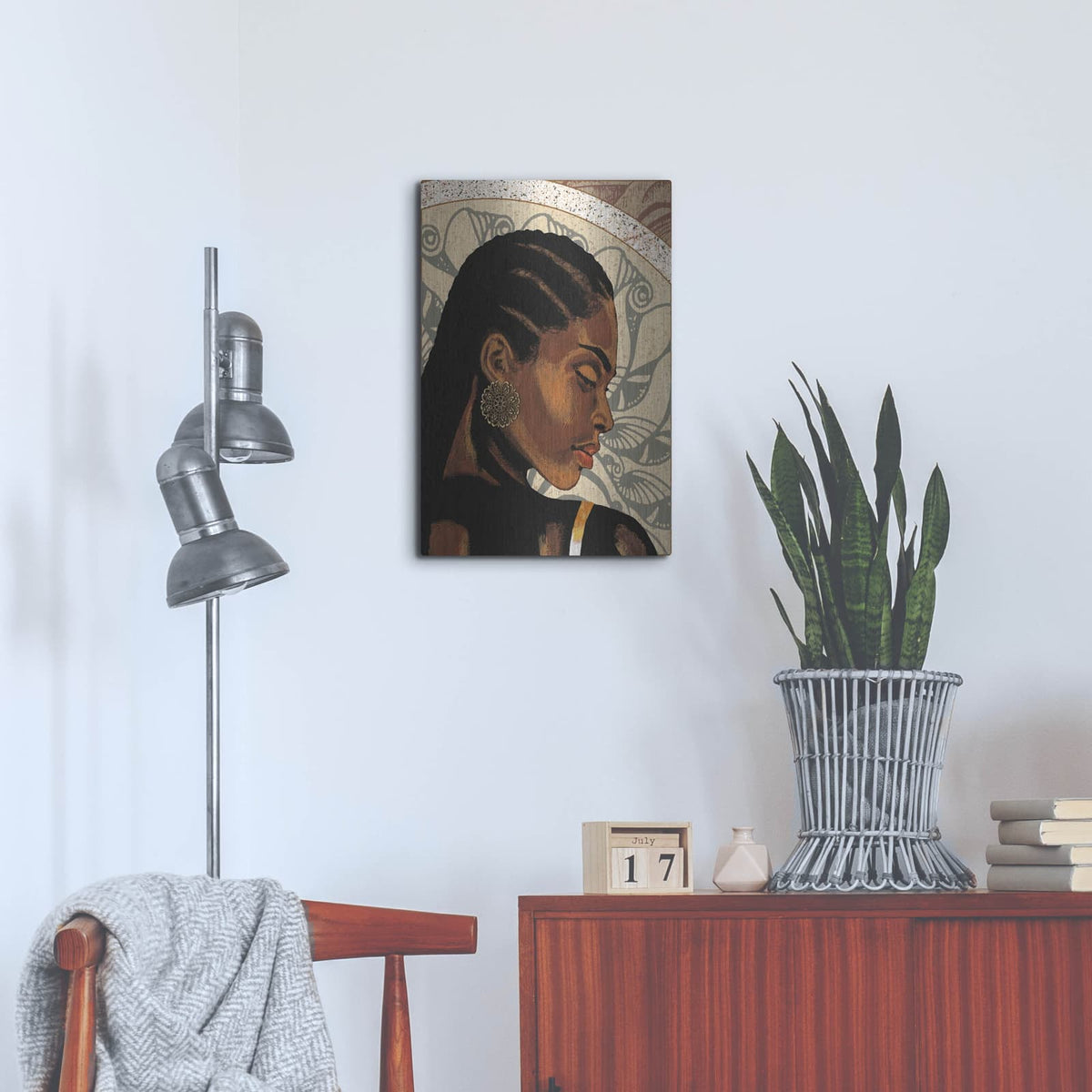 'Expressions 2' by Alonzo Saunders – Metal Wall Art, 16x24 room view