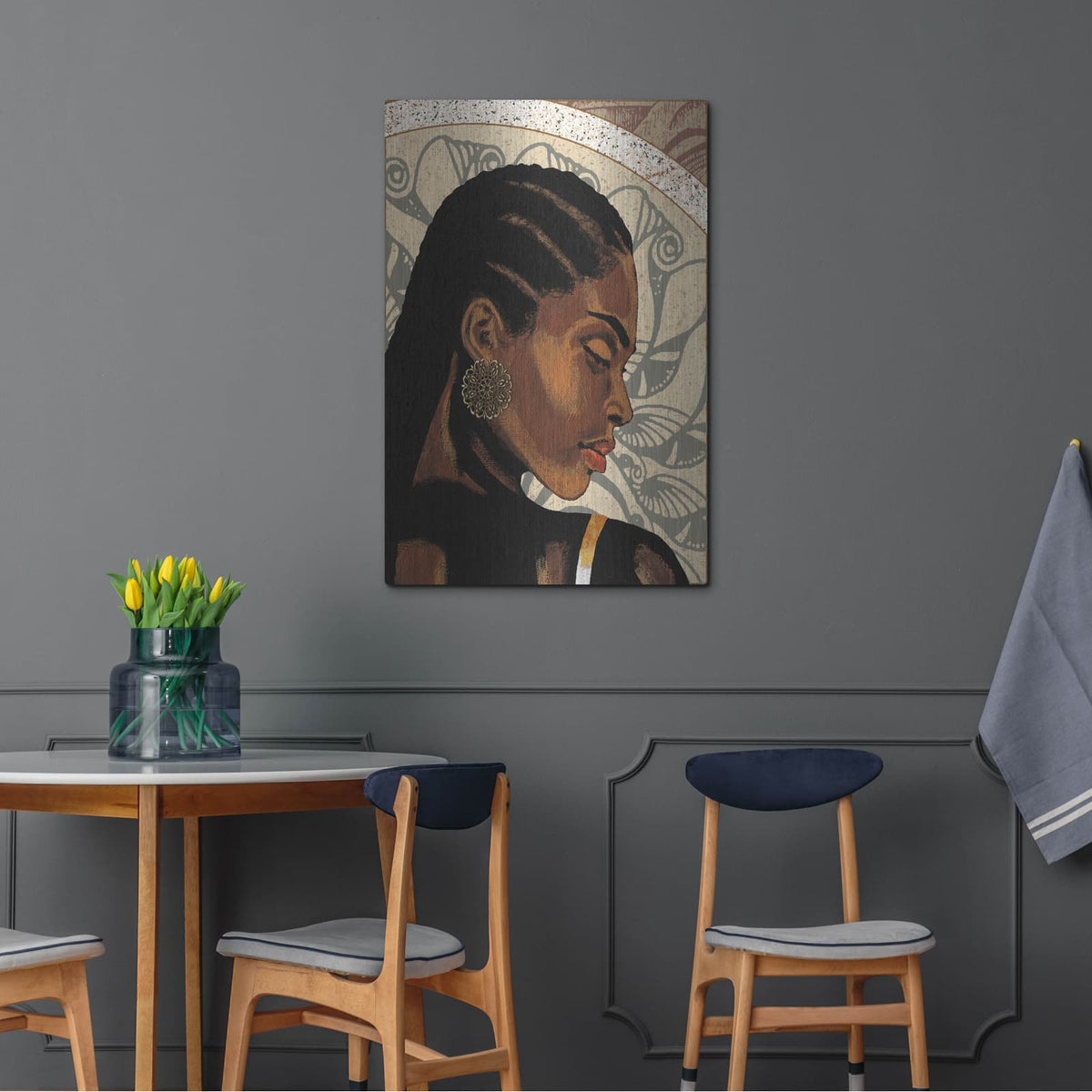 'Expressions 2' by Alonzo Saunders – Metal Wall Art, 24x36 room view