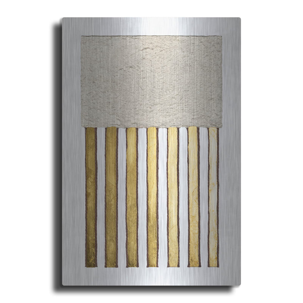 'Monolithic Gold 2' by Alonzo Saunders – Metal Wall Art