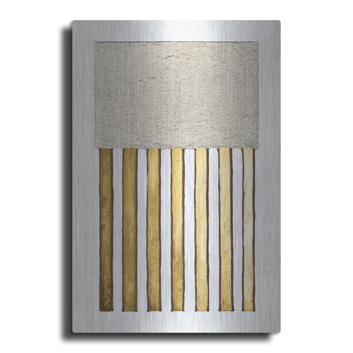 'Monolithic Gold 2' by Alonzo Saunders – Metal Wall Art