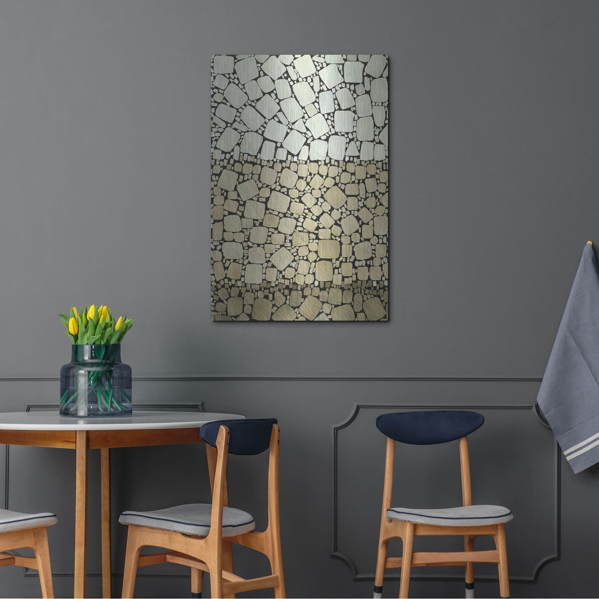 'Bedrock 2' by Alonzo Saunders – Metal Wall Art, 24x36 room view