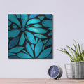 'Black And Blue 1' by Alonzo Saunders – Metal Wall Art, 12x12 room view