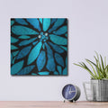 'Black And Blue 2' by Alonzo Saunders – Metal Wall Art, 12x12 room view