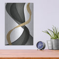 'Inner Flow 1' by Alonzo Saunders – Metal Wall Art, 12x16 room view