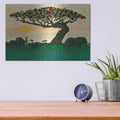 'Planes Of Africa 1' by Alonzo Saunders – Metal Wall Art, 16x12 room view