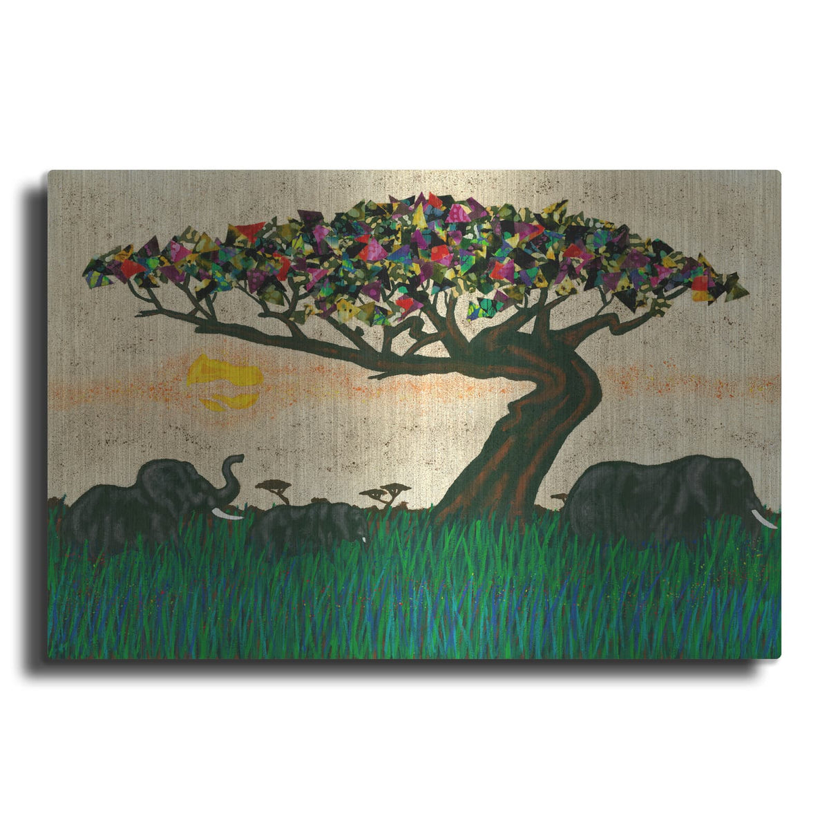 'Planes Of Africa 1' by Alonzo Saunders – Metal Wall Art