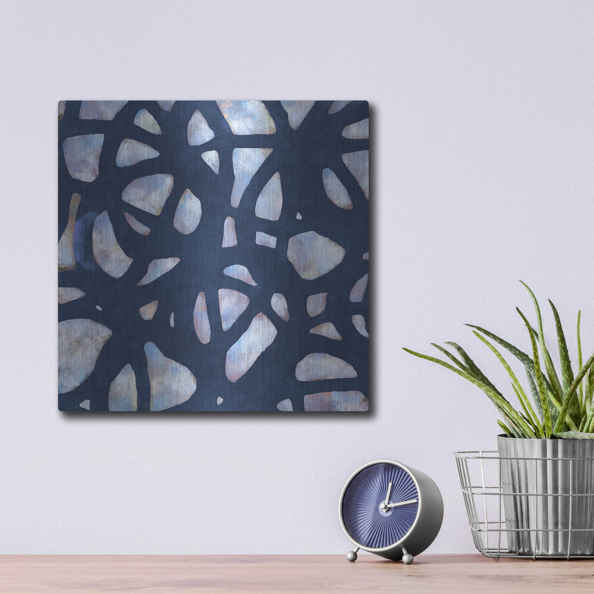'Sky Net 1' by Alonzo Saunders – Metal Wall Art, 12x12 room view